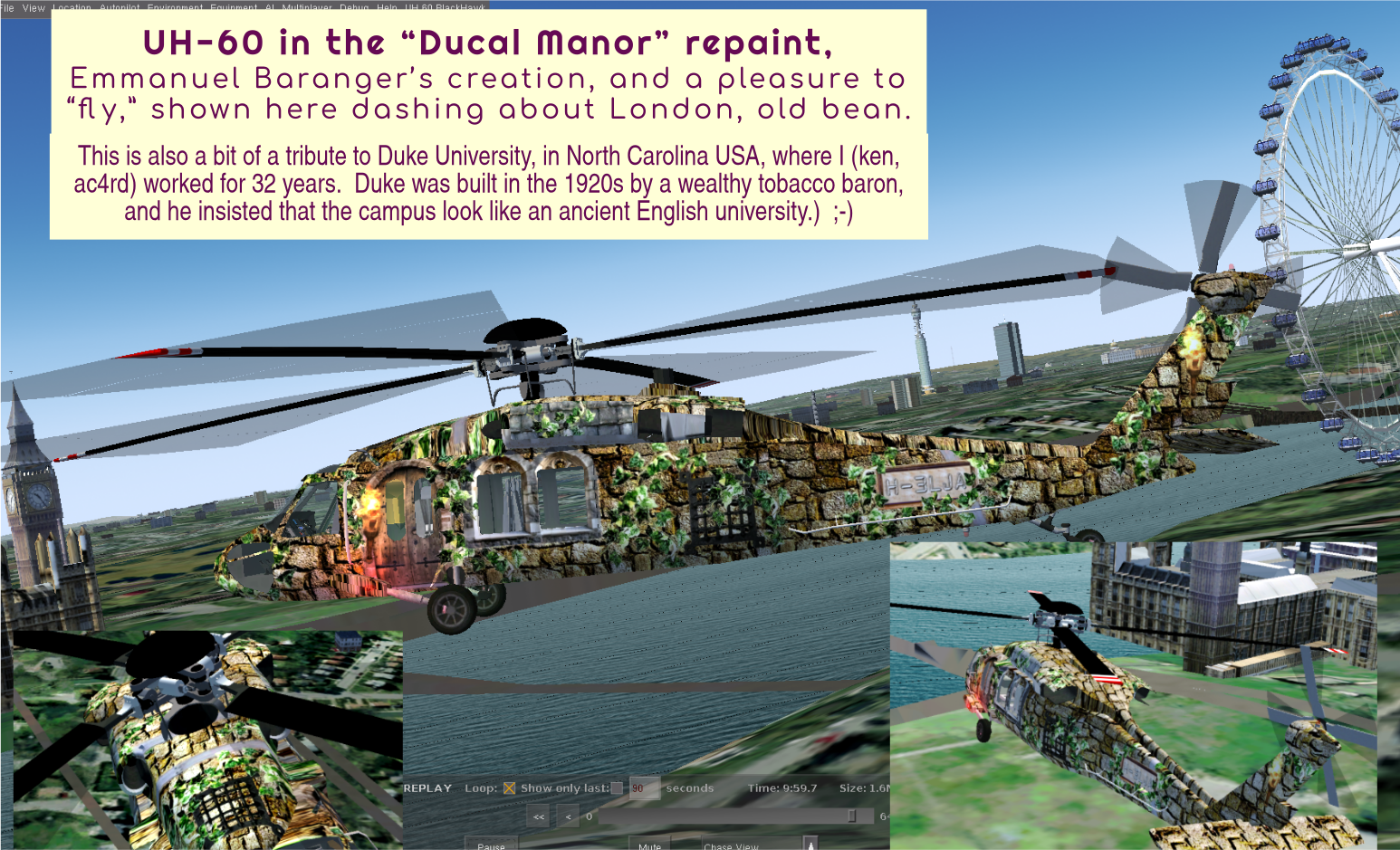 Helijah's UH-60 in "Ducal Manor" repaint